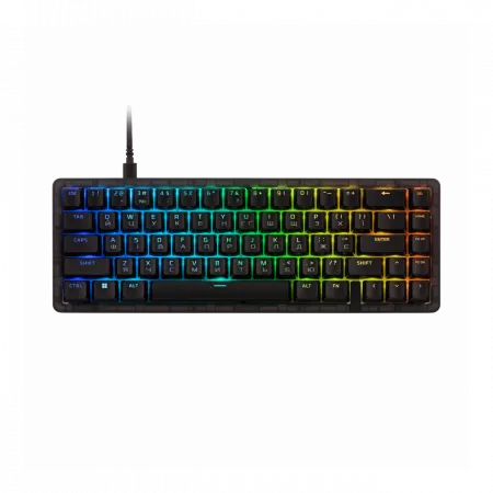 Клавіатура механічна HyperX Alloy Origins 2 65key, Red, USB-A, Hot-Swap, EN/UA, RGB, чорний
