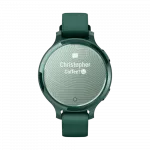 Смарт-годинник Garmin Lily 2 Active Jasper Green з Jasper Green зеленим силіконовим ремінцем