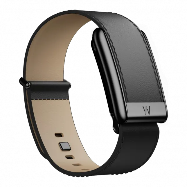 Ремінець Whoop LeatherLuxe Straight Band для Whoop 5.0 Black/Cream with Black (S/M)