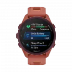 Смарт-годинник Garmin Forerunner 170 Music Red Pink червоний з Red Pink/Mango Band червоним/жовтим силіконовим ремінцем