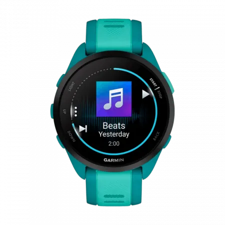 Смарт-годинник Garmin Forerunner 165 Music Turquoise/Aqua бірюзовий