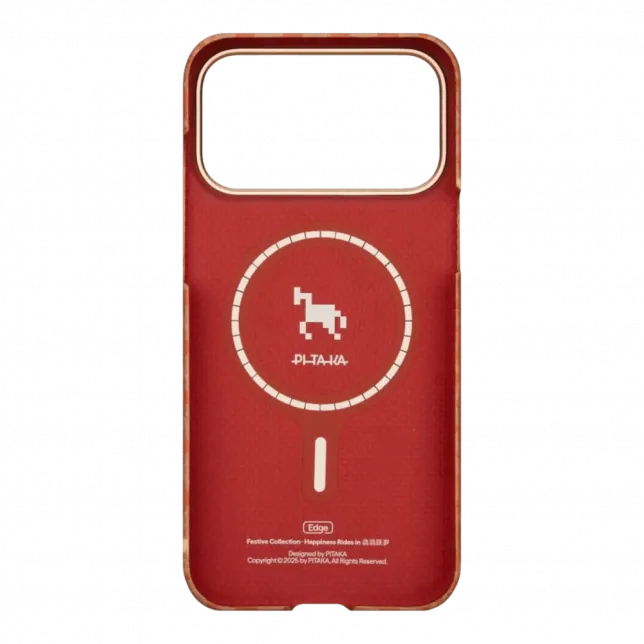 Чохол Pitaka Ultra-Slim Happiness Rides PitaTap для iPhone 17 Pro Amber