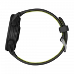 Смарт-годинник Garmin Forerunner 170 Music Black чорний з Black/Amp Yellow чорним/жовтим силіконовим ремінцем