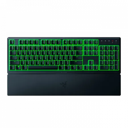 Клавіатура мембранна Razer Ornata V3 X 104key, USB-A, EN/UK, RGB, чорний