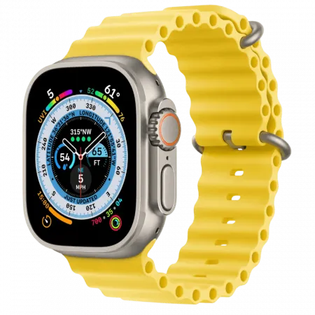 б/у Apple Watch Ultra GPS + LTE 49mm Titanium Case with Yellow Ocean Band