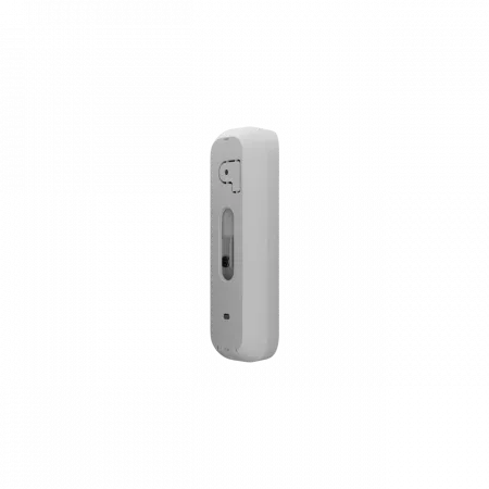 Відеодзвінок Ajax Doorbell, універсальне встановлення, 4 мп, 155° вертикальний 90° горизонтальний, іч 6м, дальнісь виявлення руху 4м, штучний інтелект, wi-fi, білий