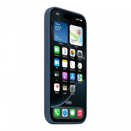 Чохол Apple Silicone Case with Magsafe для iPhone 16 Pro Max (Denim)