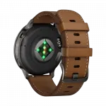 Смарт-годинник Garmin Venu 4 45 мм Slate з Black чорним силіконовим та Brown коричневим шкіряним ремінцями