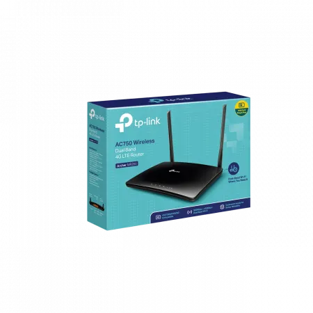 Маршрутизатор TP-LINK TL-MR200 AC750, 4G/LTE, 3xFE LAN, 1xFE WAN, MESH
