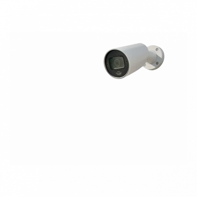 IP-камера дротова Ajax BulletCam HLVF 8 MP White, 2.8–12 мм, PoE, True WDR, IP67, ІЧ 60 м, LED 40 м, аудіо, кут огляду 31° до 111°, вулична, біла, 126279.217.WH1