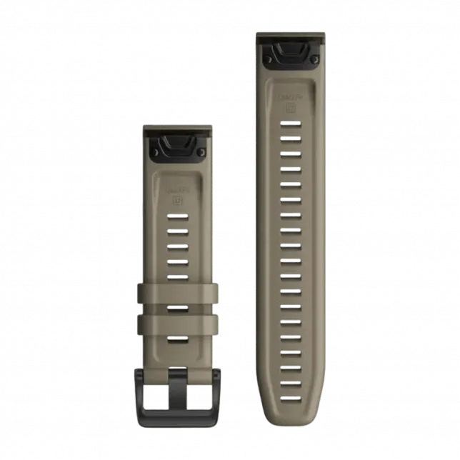 Ремінець QuickFit 22 мм, Dark Sandstone коричневий силіконовий