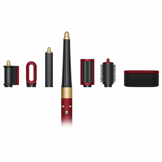 Стайлер для прямого та хвилястого волосся Dyson Airwrap i.d. (Red Velvet/Gold)