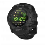 Смарт-годинник Garmin Instinct 3 50 мм, AMOLED, Tactical Edition Black чорний з чорним силіконовим ремінцем