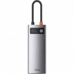 Перехідник Baseus HUB 6 in 1 Space Gray