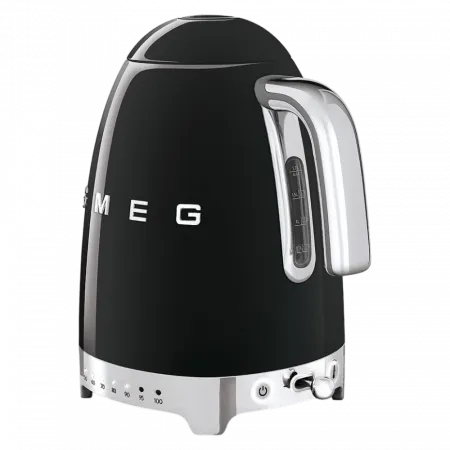 Чайник електричний з регулятором температури Smeg (Black)