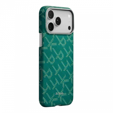 Чохол Pitaka Ultra-Slim Monogram для iPhone 17 Pro Max Green/Gold