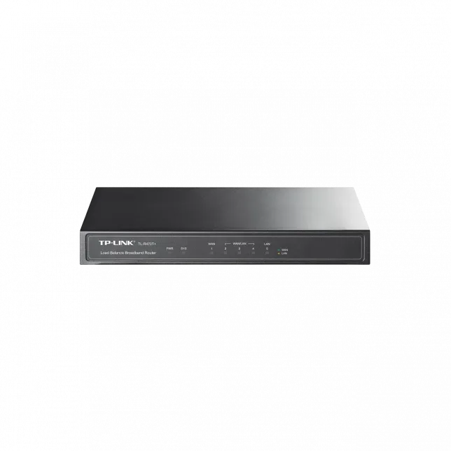 Мультисервісний Маршрутизатор TP-LINK TL-R470T+ 1xFE LAN, 3xFE LAN/WAN, 1xFE WAN