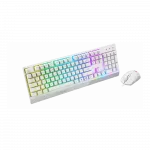 Комплект клавіатура та миша MSI Vigor GK30 COMBO WHITE UA USB, EN/UKR/RU, RGB, білий