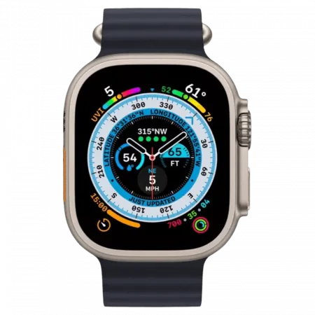 б/у Apple Watch Ultra GPS + LTE 49mm Titanium Case with Midnight Ocean Band
