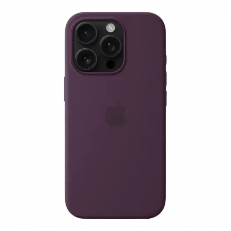 Чохол Apple Silicone Case with Magsafe для iPhone 16 Pro (Plum)