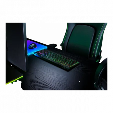 Клавіатура механічна Razer BlackWidow V4 Low-profile HyperSpeed, 104key, Green Switch, USB-A/WL/BT, EN, RGB, чорний