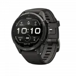 Смарт-годинник Garmin Fenix 9 Pro - inReach, 43мм Carbon Gray DLC Titanium з Black/Pebble Grey чорним/темно-сірим силіконовим ремінцем