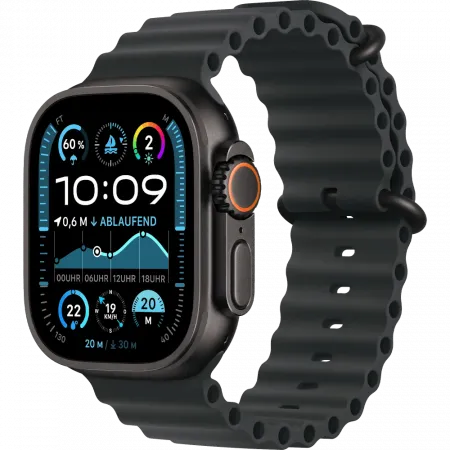 б/у Apple Watch Ultra 2 GPS + LTE 49mm Black Titanium Case with Black Ocean Band