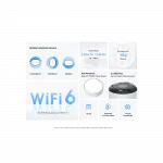 Система WiFi-Mesh TP-LINK Deco X50 AX3000, 1xGE LAN/WAN, 1x2,5GE LAN/WAN, 1мод, PoE
