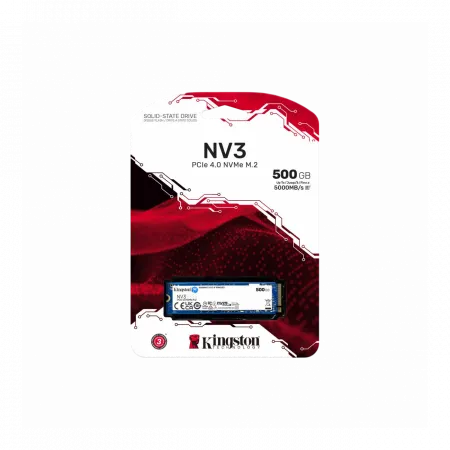 Накопичувач SSD Kingston M.2  500GB PCIe 4.0 NV3