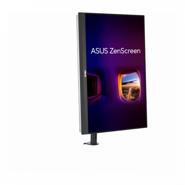 Монітор портативний Asus 27" ZenScreen MB27ACF HDMI, USB-C, MM, IPS, 2560x1440, 100Hz, sRGB 99%, AdaptiveSync, Pivot, C-Clamp Arm