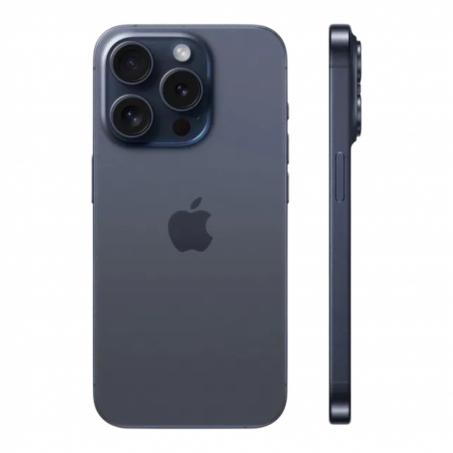 б/у Apple iPhone 15 Pro Max 256GB (Blue Titanium) (Ідеальний стан)