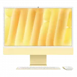 Apple iMac 24 with Retina 4.5K, Apple M4, 256GB, 10 CPU / 10 GPU, 16GB RAM, Yellow (MWUW3) (2024)