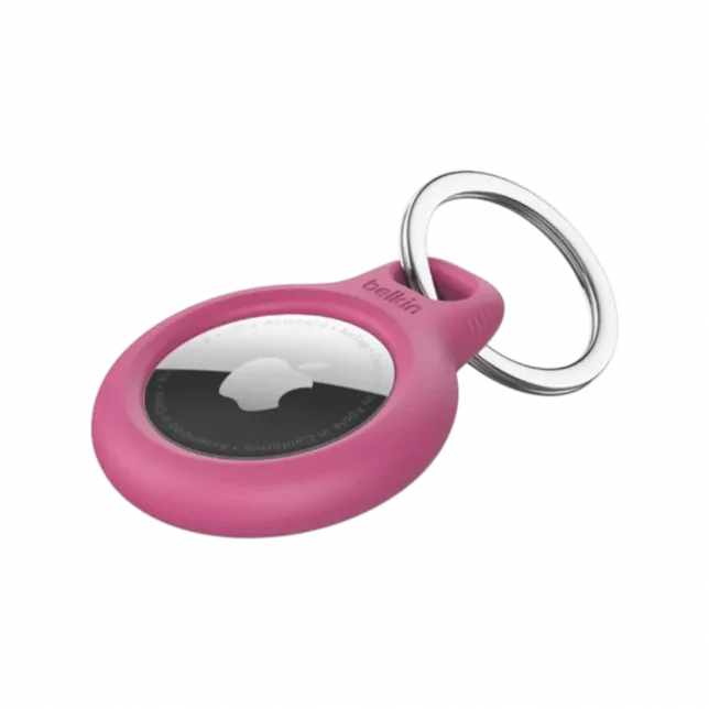 Брелок з кільцем Belkin для AirTag Secure Holder with Key Ring Pink