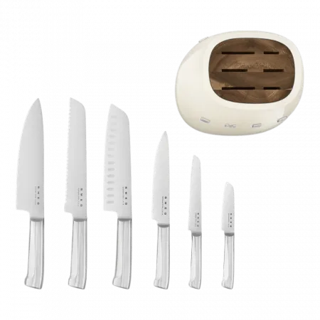 Комплект ножів Smeg (Cream)