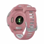 Смарт-годинник Garmin Forerunner 265S з Light Pink корпусом та Light Pink/Powder Grey рожевим силіконовим ремінцем