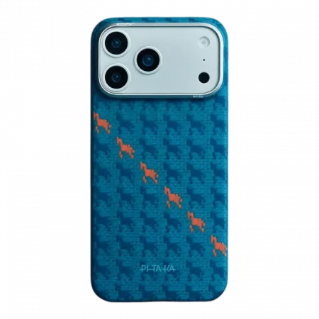 Чохол Pitaka Ultra-Slim Happiness Rides PitaTap для iPhone 17 Pro Max Indigo