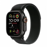 Apple Watch Ultra 2 49mm GPS + LTE Black Titanium Case with Black Trail Loop M/L
