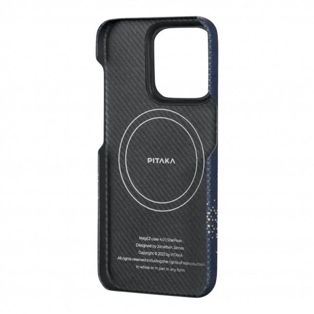 Чохол Pitaka MagEZ Case 4 StarPeak for iPhone 15 Pro Max Milky Way Galaxy