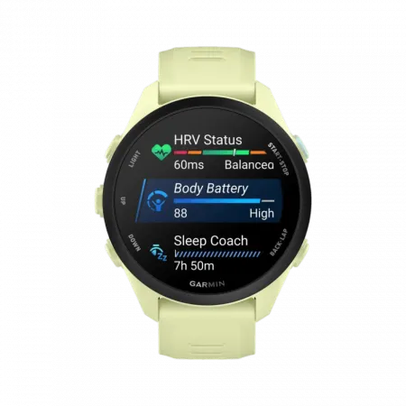 Смарт-годинник Garmin Forerunner 70 Citron з жовтим силіконовим ремінцем
