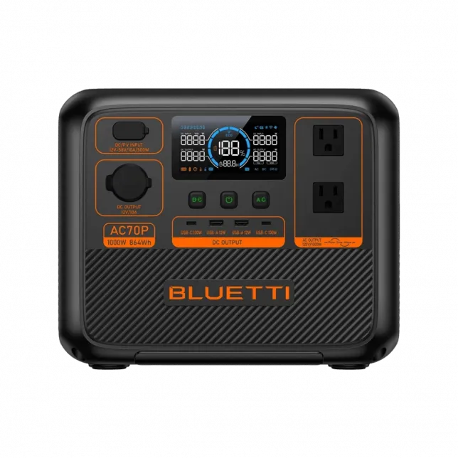 Зарядна станція BLUETTI AC70P 1000W 864Wh