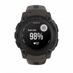Смарт-годинник Garmin Instinct 3 50 мм, Solar, Tactical Edition Black чорний з чорним силіконовим ремінцем