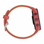 Смарт-годинник Garmin Forerunner 170 Music Red Pink червоний з Red Pink/Mango Band червоним/жовтим силіконовим ремінцем