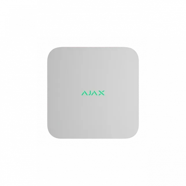 Мережевий відеореєстратор Ajax NVR DC white, 16 каналів, 12V, білий