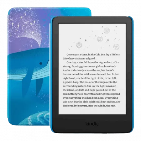 Електронна книга Amazon Kindle Kids 11th Gen (2022) (Space Whale)