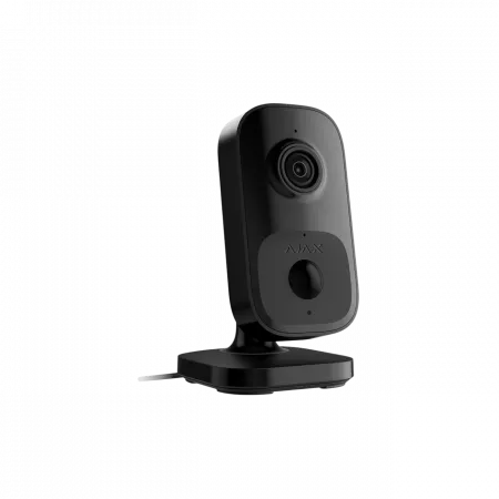 Камера відеоспостереження Ajax IndoorCam, внутрішня, 4мп, 110° вертикальний 60° горизонтальний, іч 8м, штучний інтелект, wi-fi, чорна