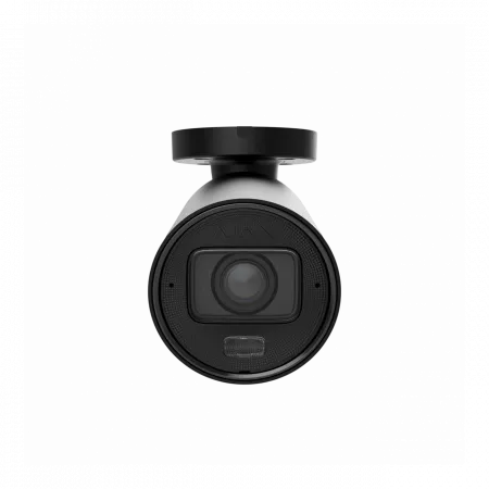 IP-камера дротова Ajax BulletCam HLVF 8 MP Black, 2.8–12 мм, PoE, True WDR, IP67, ІЧ 60 м, LED 40 м, аудіо, кут огляду 31° до 111°, вулична, чорна, 126278.217.BL1