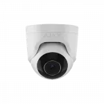 IP-Камера дротова Ajax TurretCam, 5мп, 4мм, Poe, True WDR, IP 65, ІЧ 35м, аудіо, кут огляду 75°до 85°, купольна, біла
