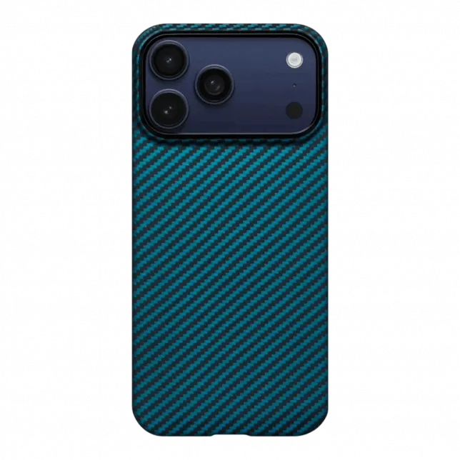 Чохол Pitaka Ultra-Slim Twill Blue/Grey для iPhone 17 Pro Max