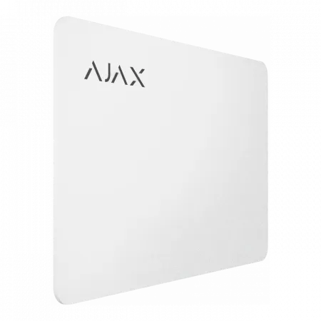 Картка Ajax Pass 1шт, Jeweller, безконтактна, білий