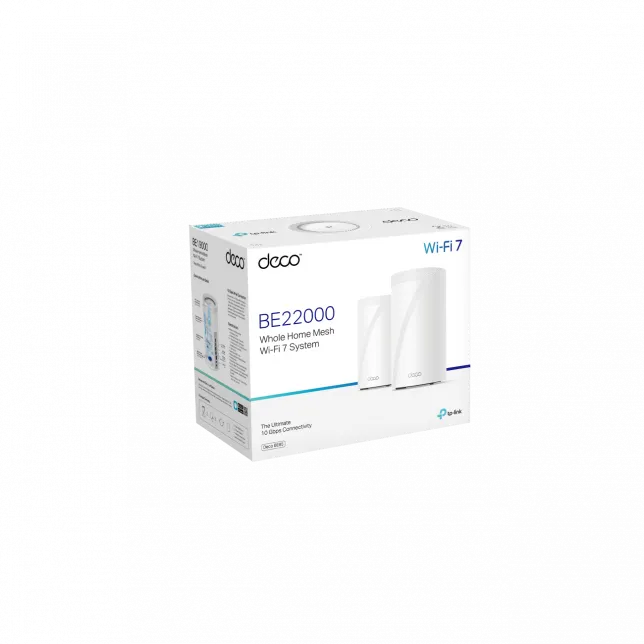 Система WiFi-Mesh TP-LINK Deco BE85 BE22000, 2x2.5GE LAN, 1x10GE WAN, 1xSFP+, 1xUSB 3.0, 2мод